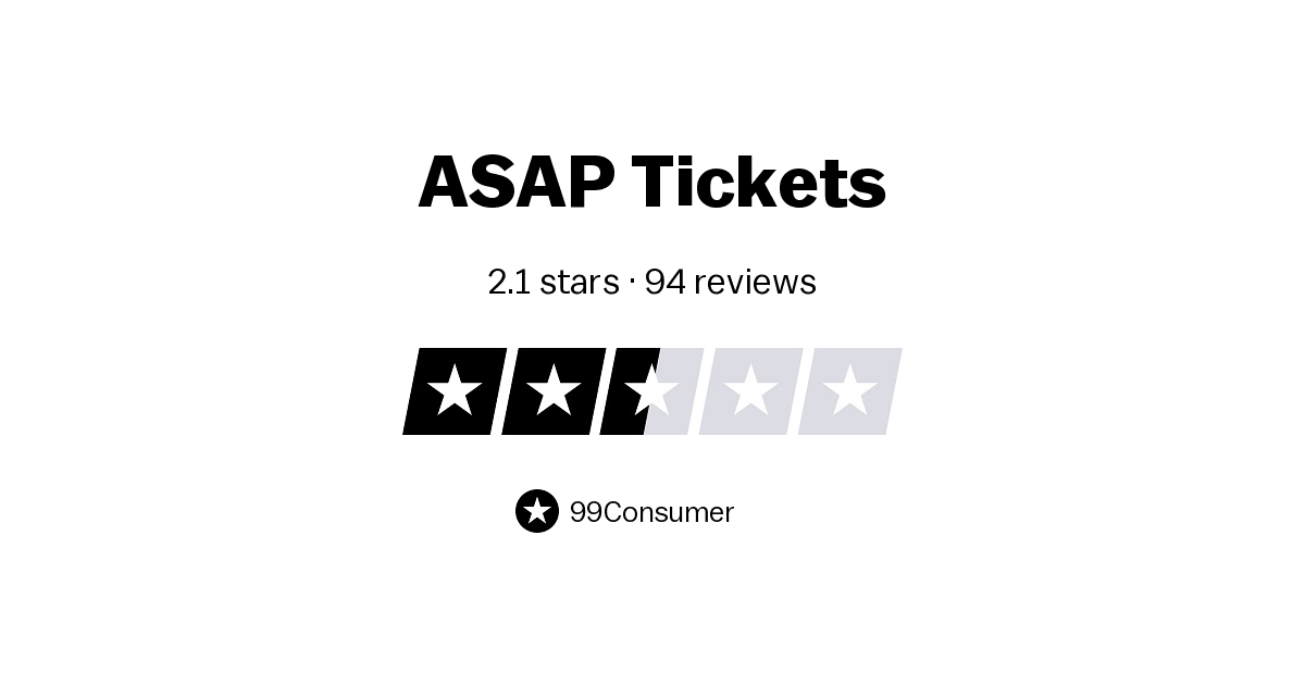 ASAP Tickets Reviews Honest 93 Customer Reviews on